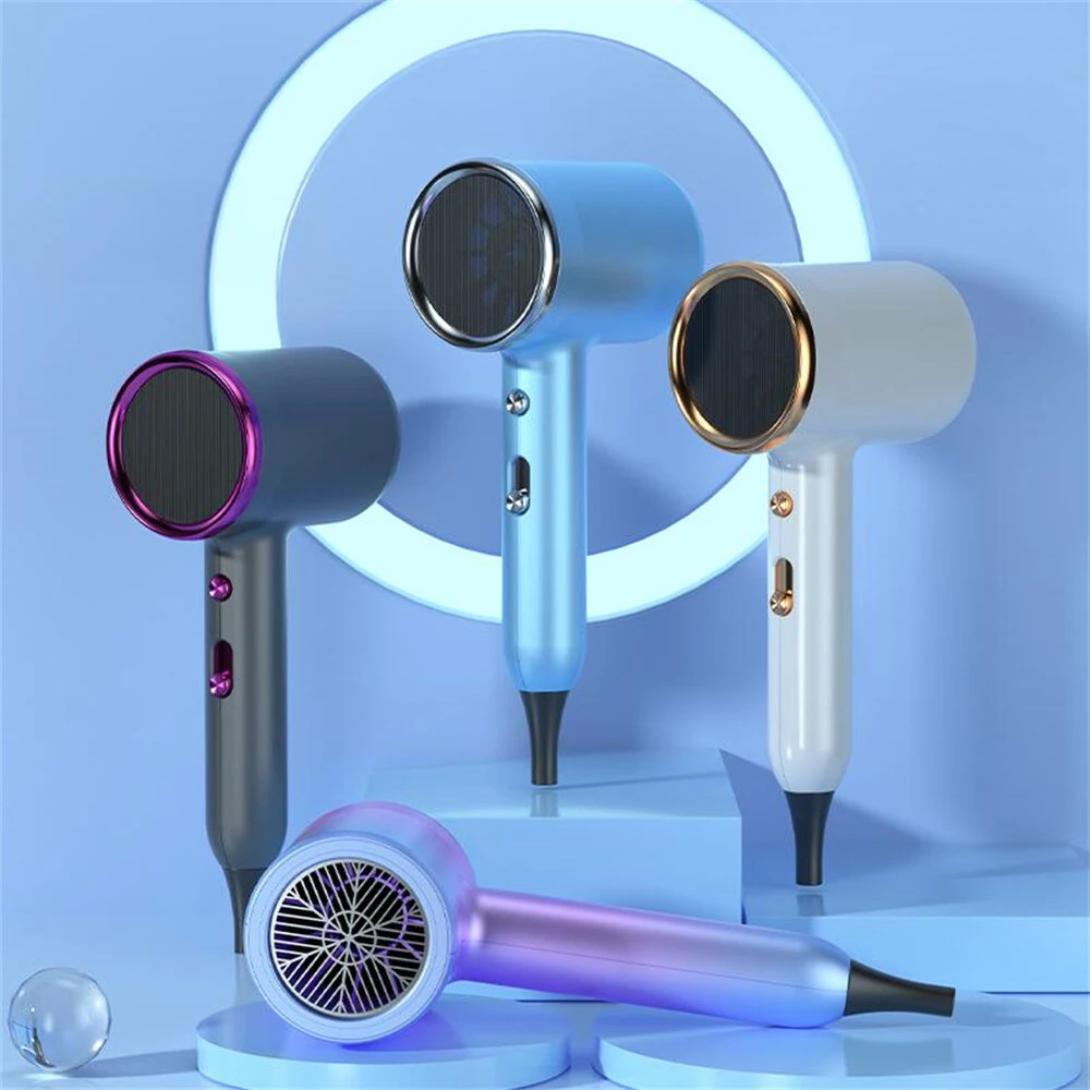 (image for) 1800W Hair Dryer With 3 Heat & Speed Settings Compact Lightweight Design Negative Ion Technology Fast Hair Dry