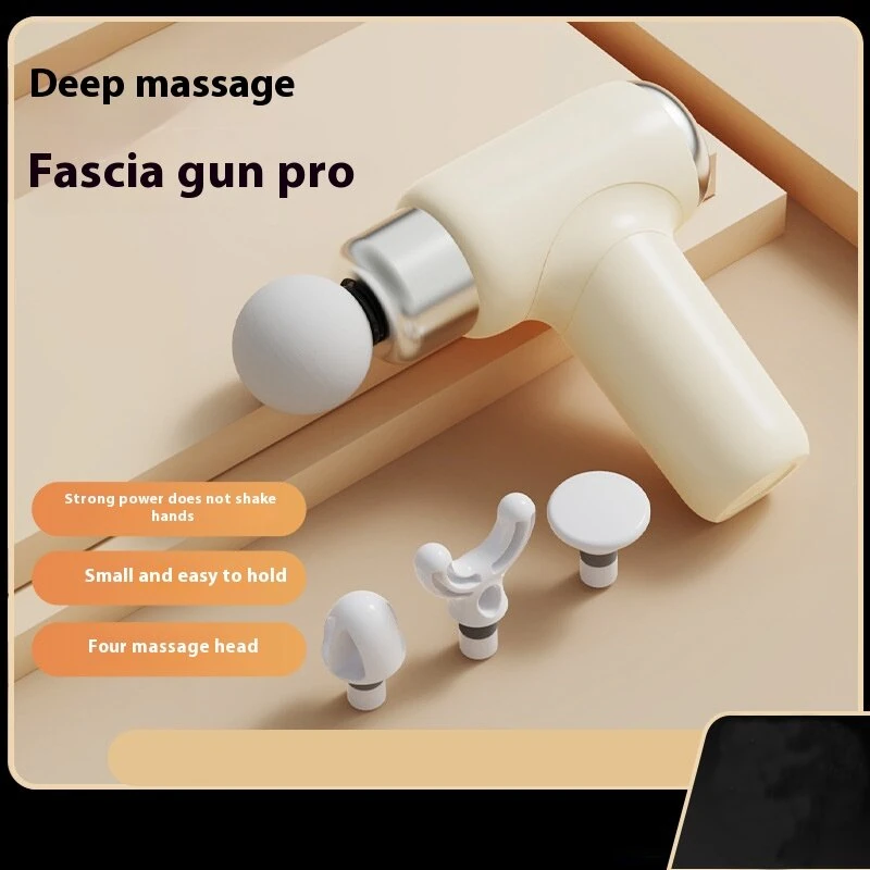 (image for) COSHARE Mini Muscle Massage Gun Portable Fascia Gun Electric Massage Gun 6-Speed Adjustable Fitness Muscle Relaxation Massager